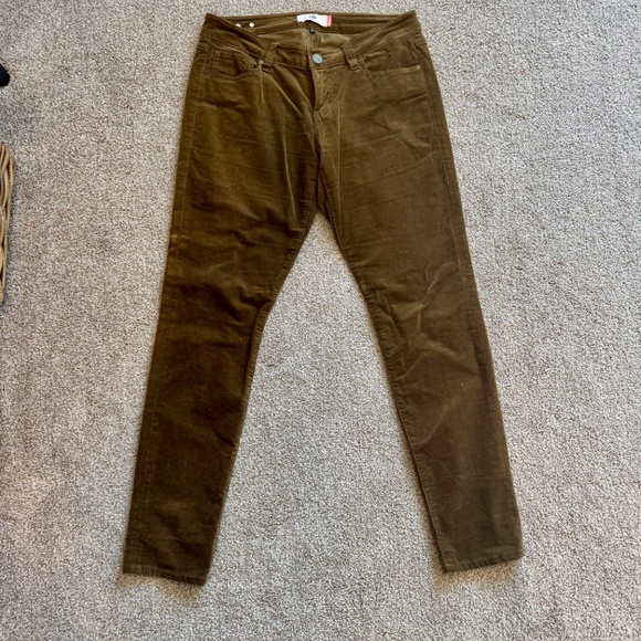 cabi High Skinny Corduroy Jeans, Size 8, Style #3567, EUC, Moss - Picture 2 of 9